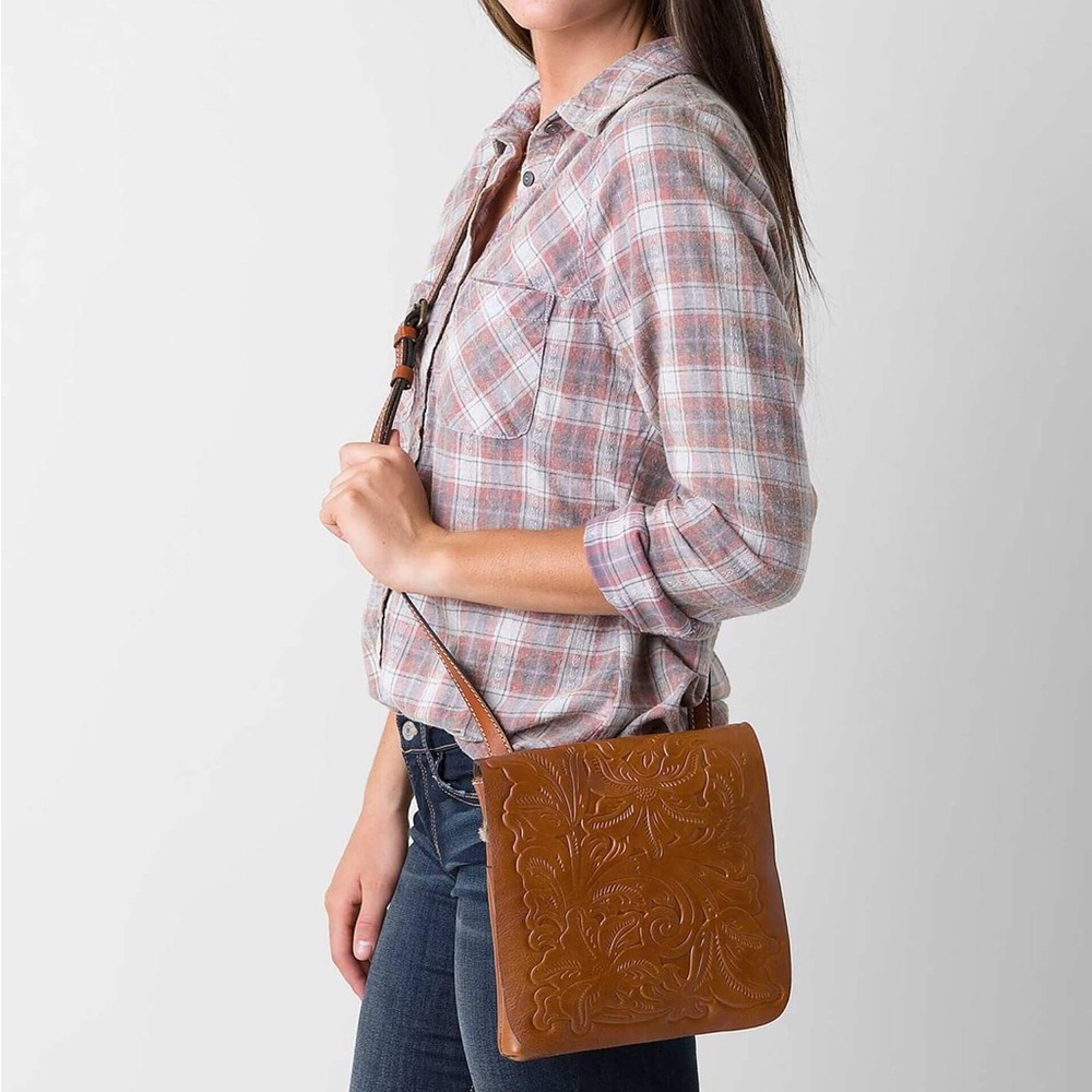 Patricia Nash Granada Tooled Leather crossbody